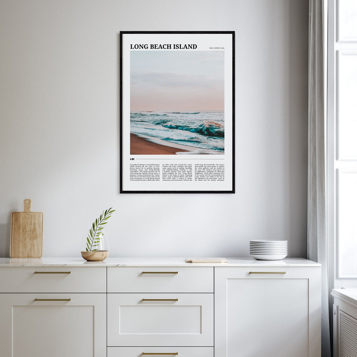 Long Beach Island Travel Color No 1 Poster