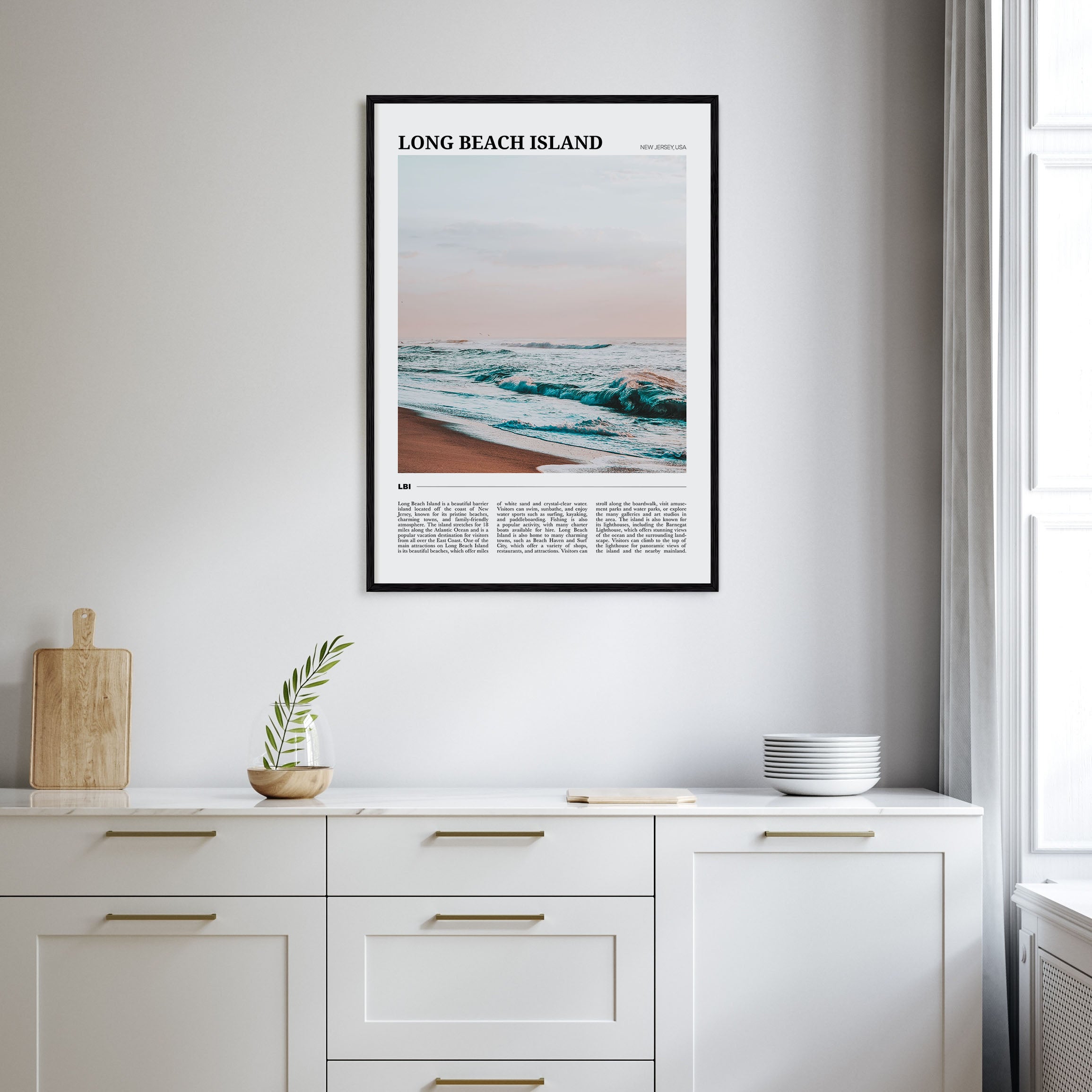 Long Beach Island Travel Color No 1 Poster