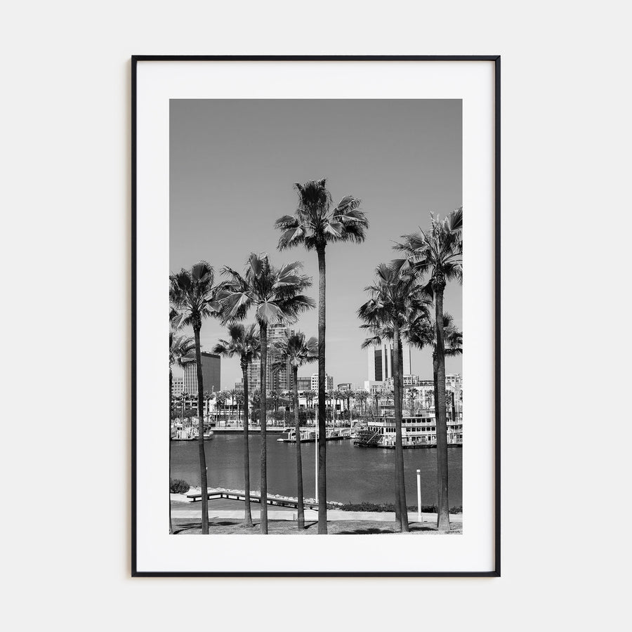 Long Beach Photo B&W No 1 Poster