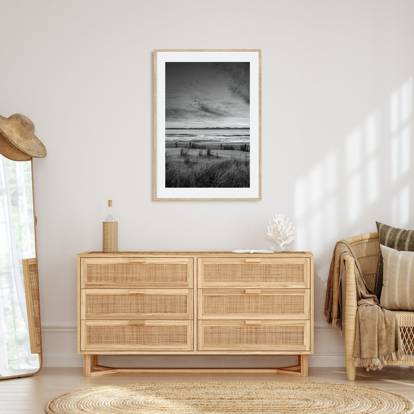 Long Beach Photo B&W No 2 Poster