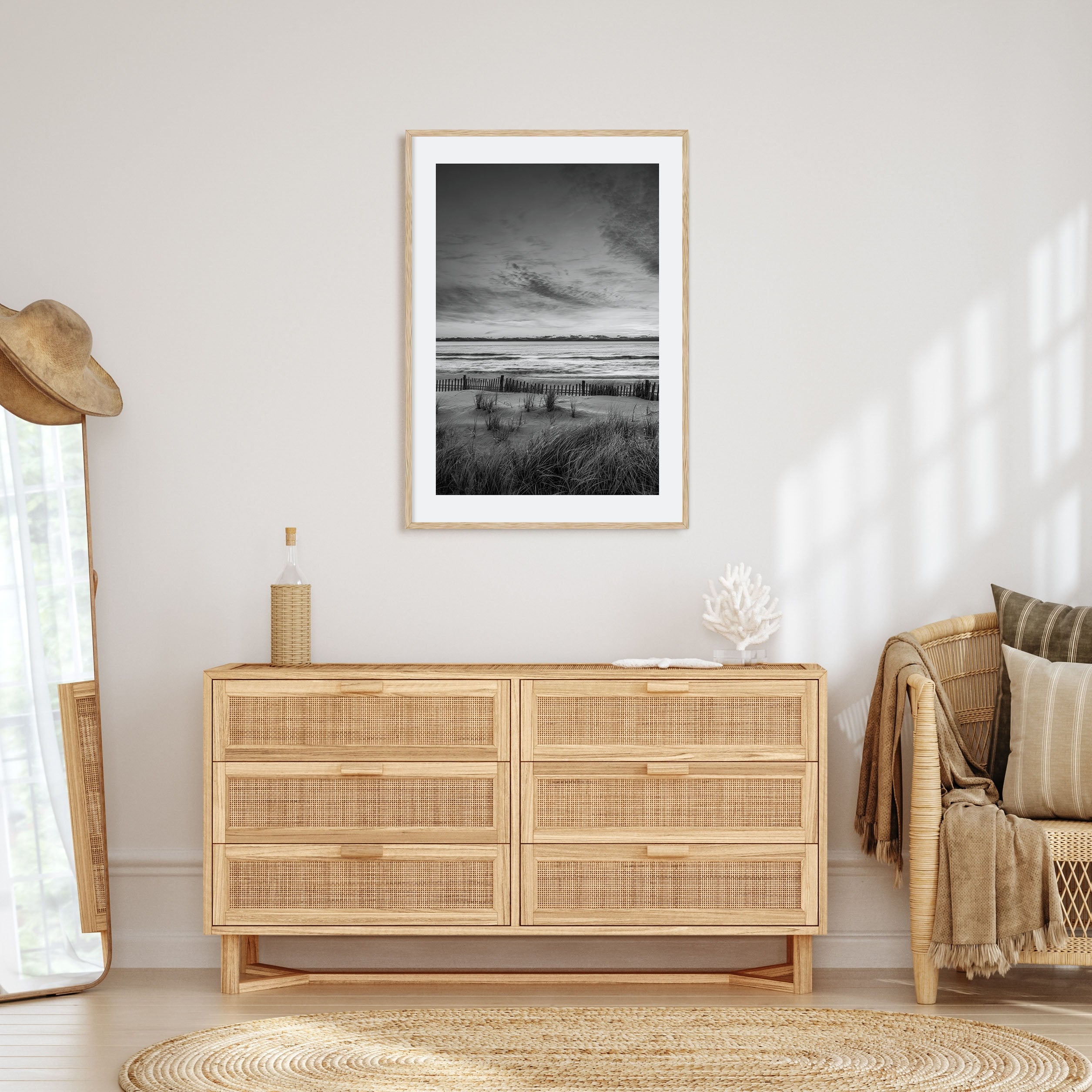 Long Beach Photo B&W No 2 Poster