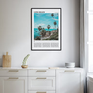 Long Beach Travel Color No 1 Poster
