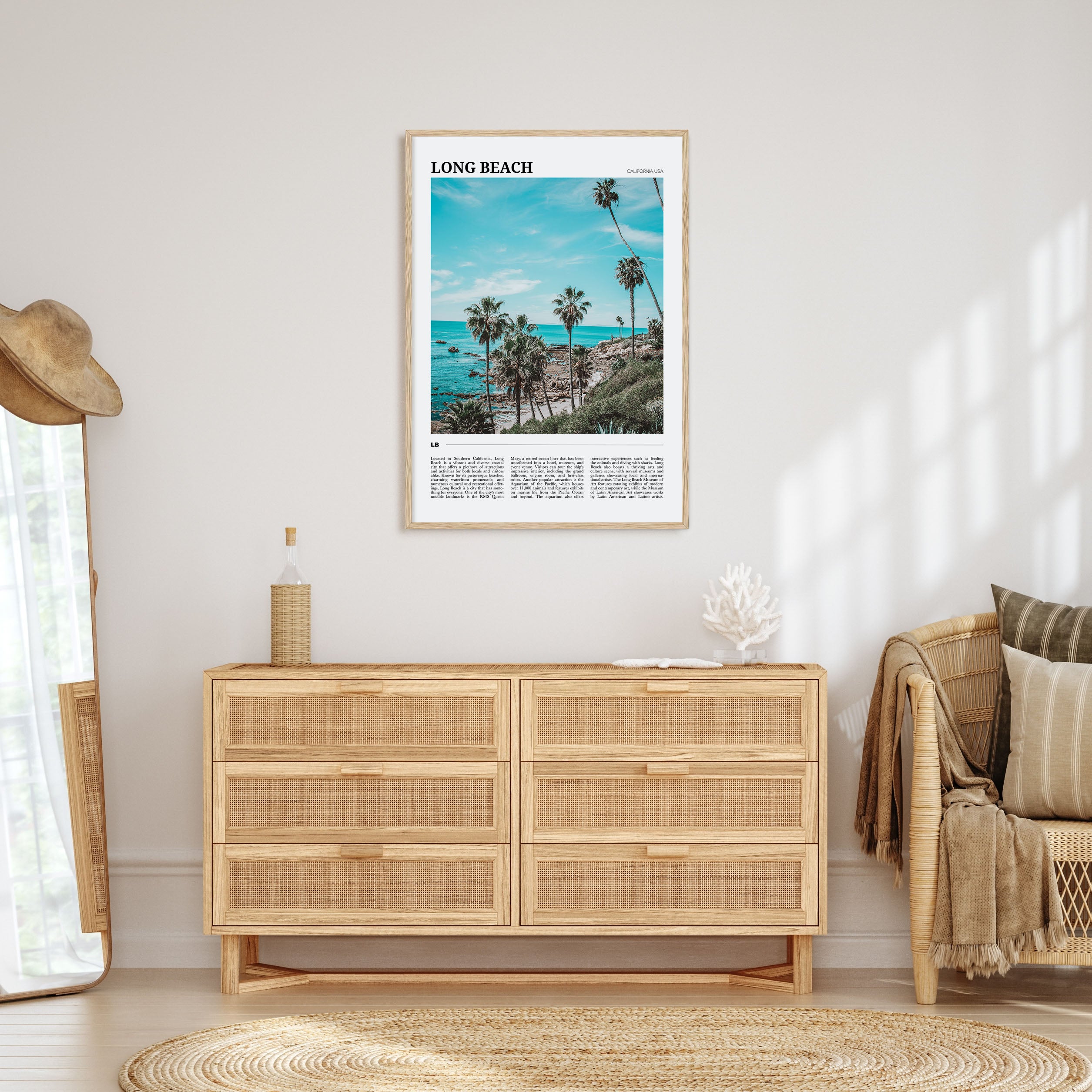 Long Beach Travel Color No 1 Poster