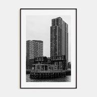 Long Island City Photo B&W Poster