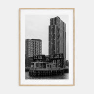 Long Island City Photo B&W Poster