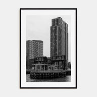 Long Island City Photo B&W Poster
