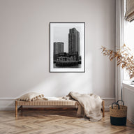 Long Island City Photo B&W Poster