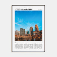 Long Island City Travel Color Poster