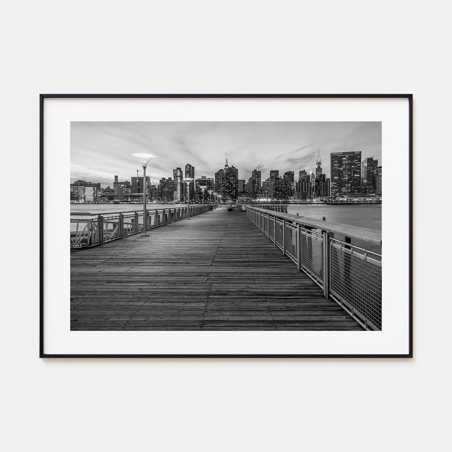 Long Island Landscape B&W Poster