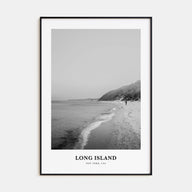 Long Island Portrait B&W No 1 Poster