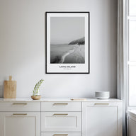 Long Island Portrait B&W No 1 Poster