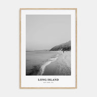 Long Island Portrait B&W No 1 Poster