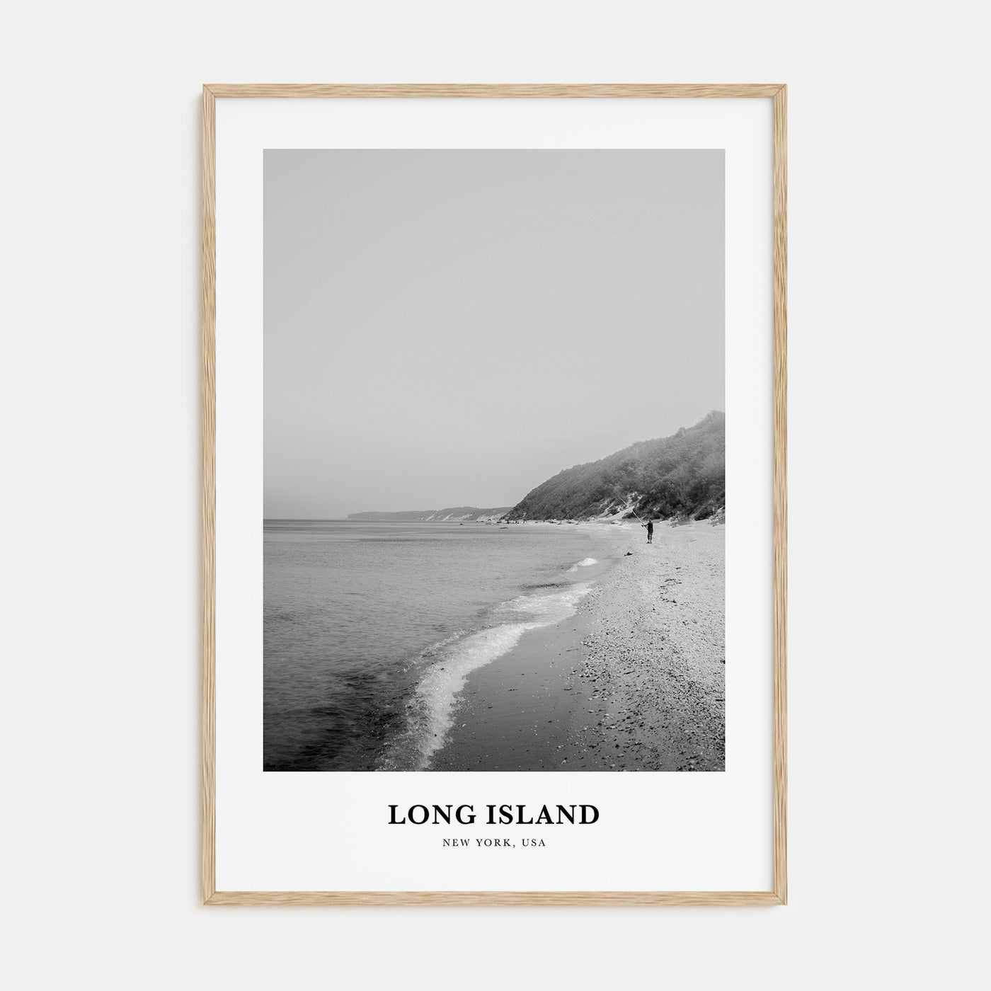 Long Island Portrait B&W No 1 Poster