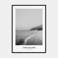 Long Island Portrait B&W No 1 Poster