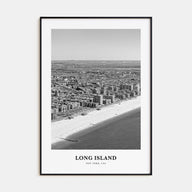Long Island Portrait B&W No 2 Poster