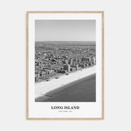 Long Island Portrait B&W No 2 Poster