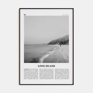 Long Island Travel B&W No 2 Poster