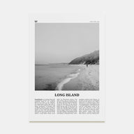 Long Island Travel B&W No 2 Poster