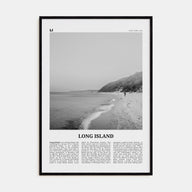 Long Island Travel B&W No 2 Poster