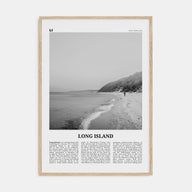 Long Island Travel B&W No 2 Poster