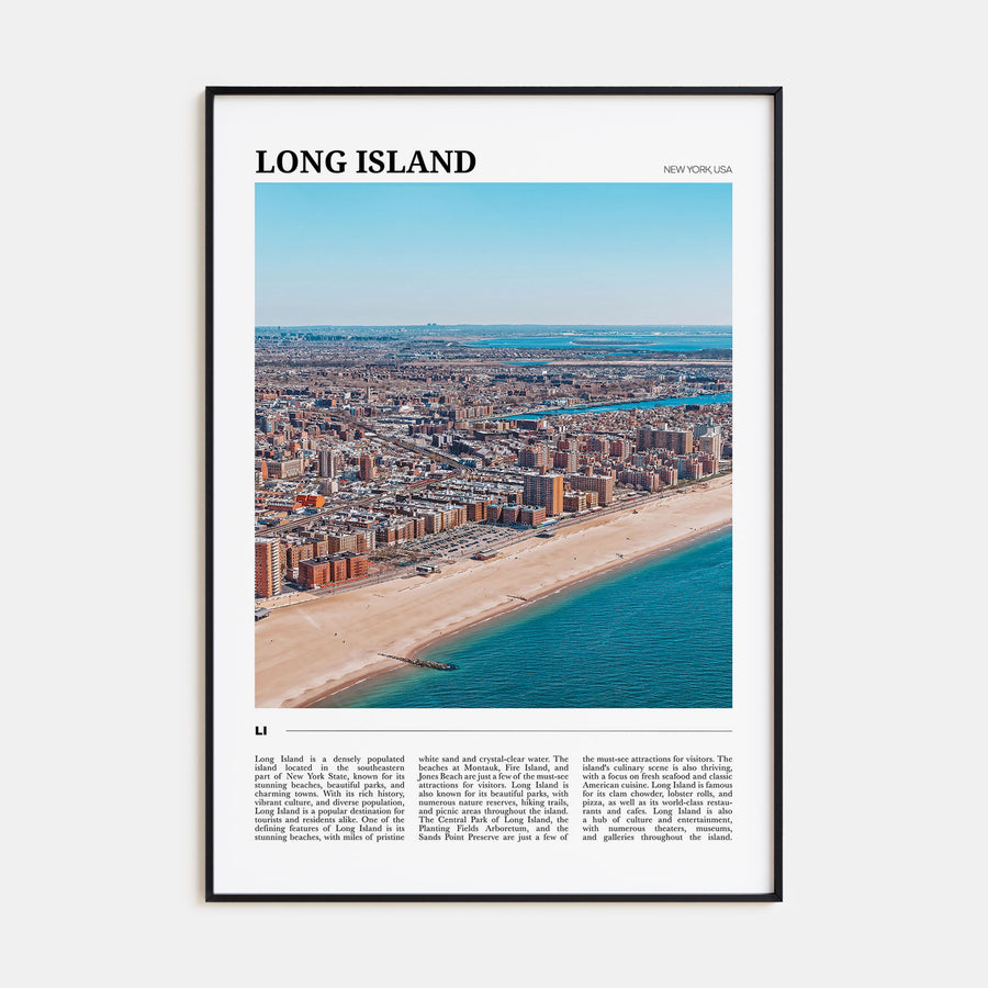 Long Island Travel Color No 1 Poster