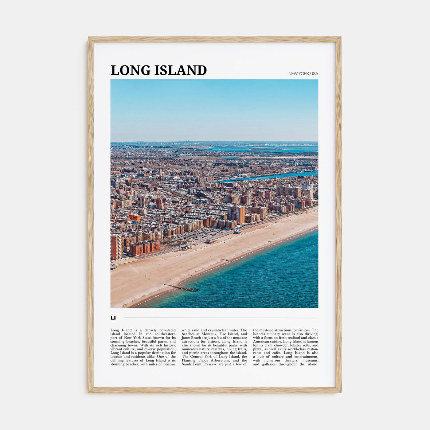Long Island Travel Color No 1 Poster