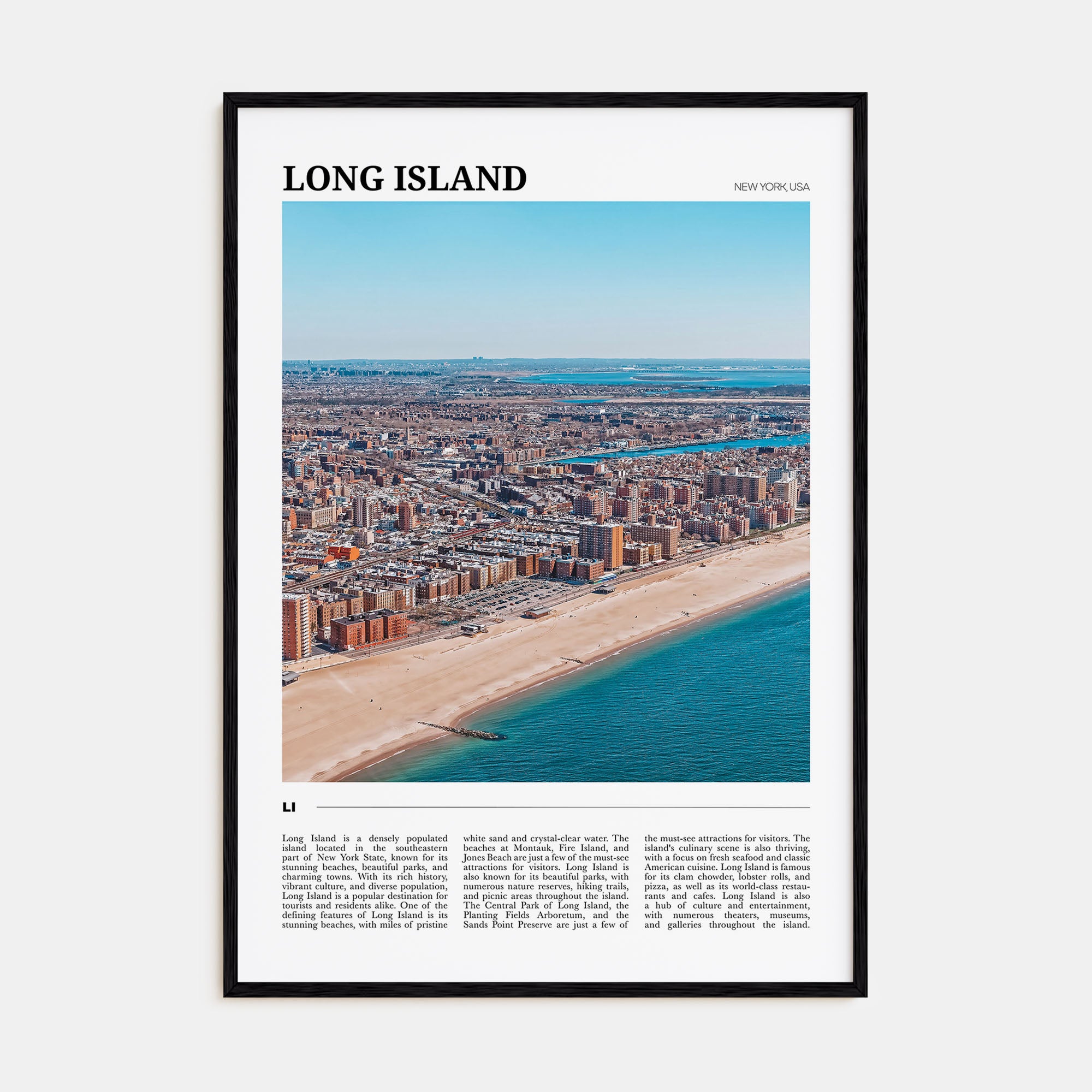 Long Island Travel Color No 1 Poster