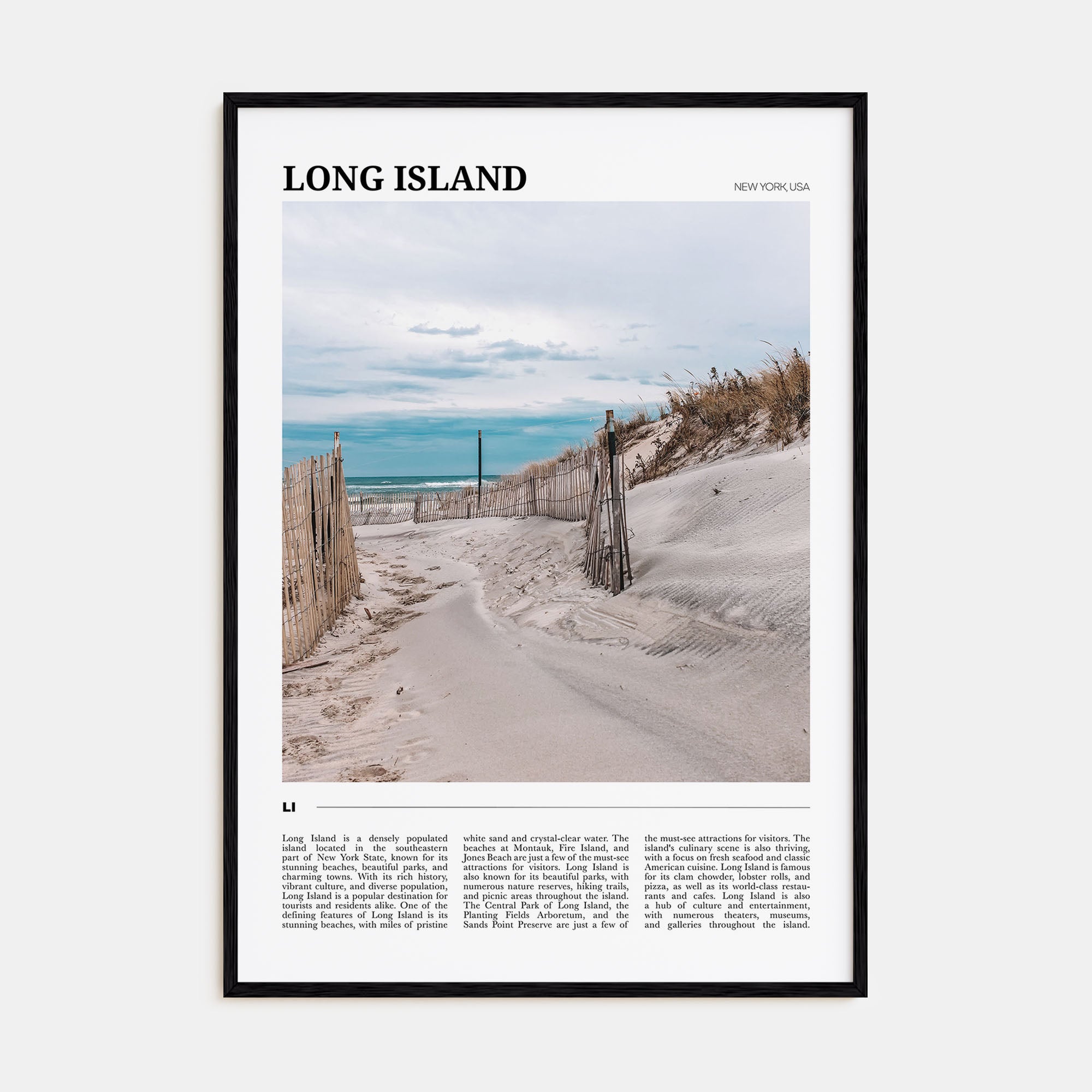 Long Island Travel Color No 2 Poster