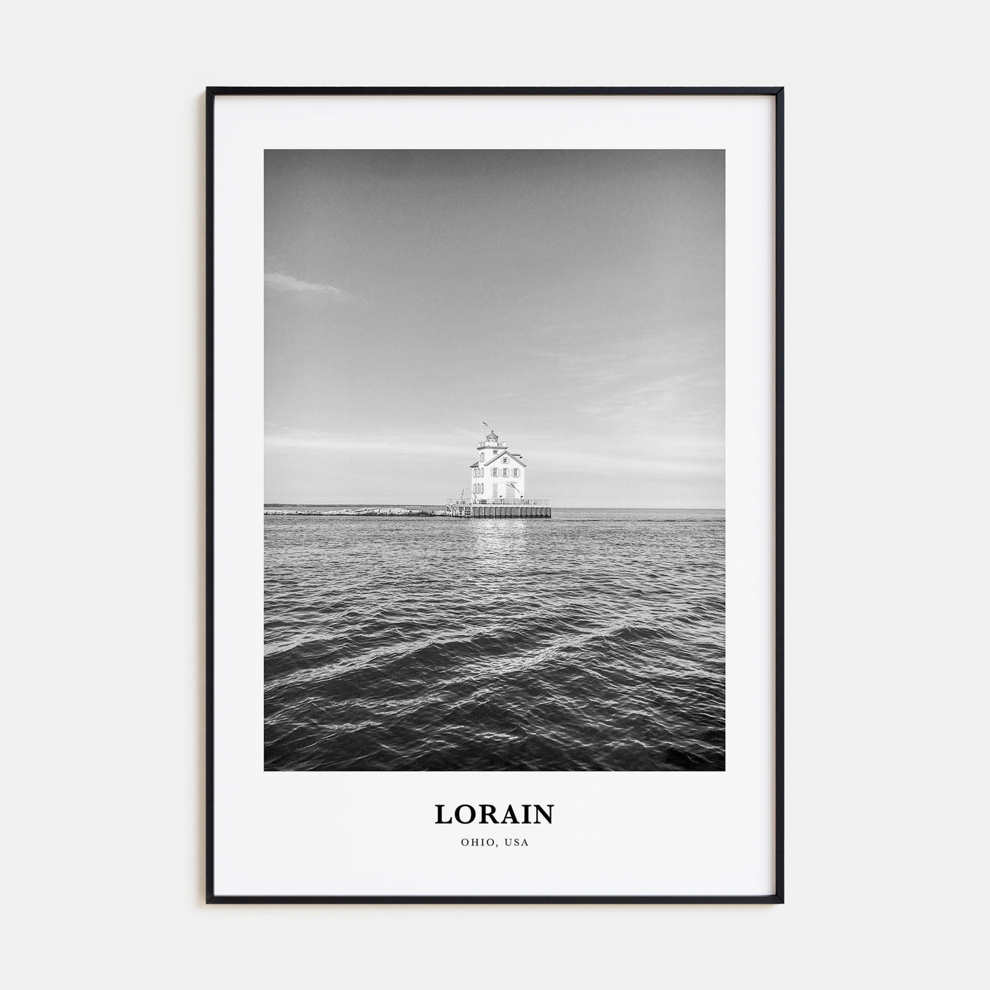 Lorain Portrait B&W Poster