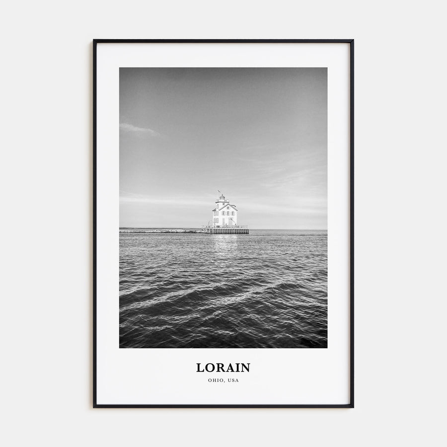 Lorain Portrait B&W Poster