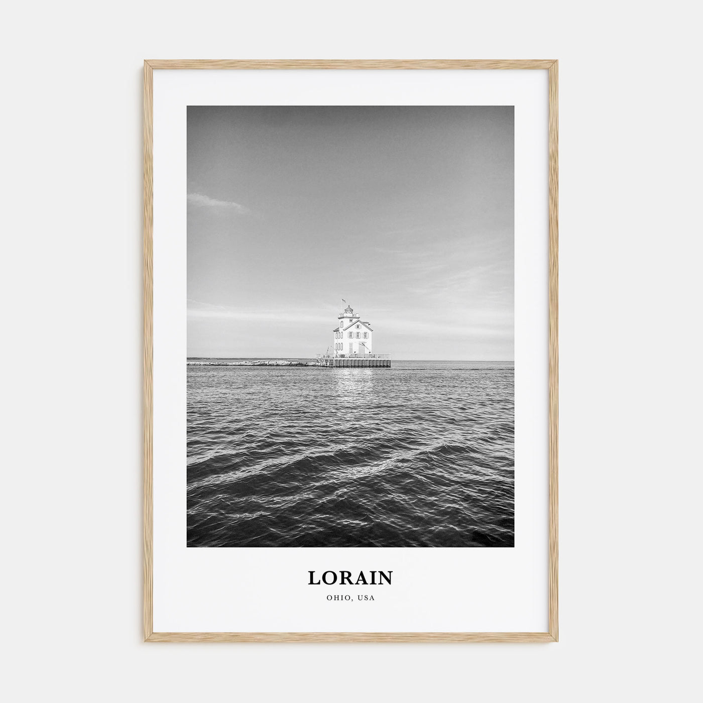 Lorain Portrait B&W Poster