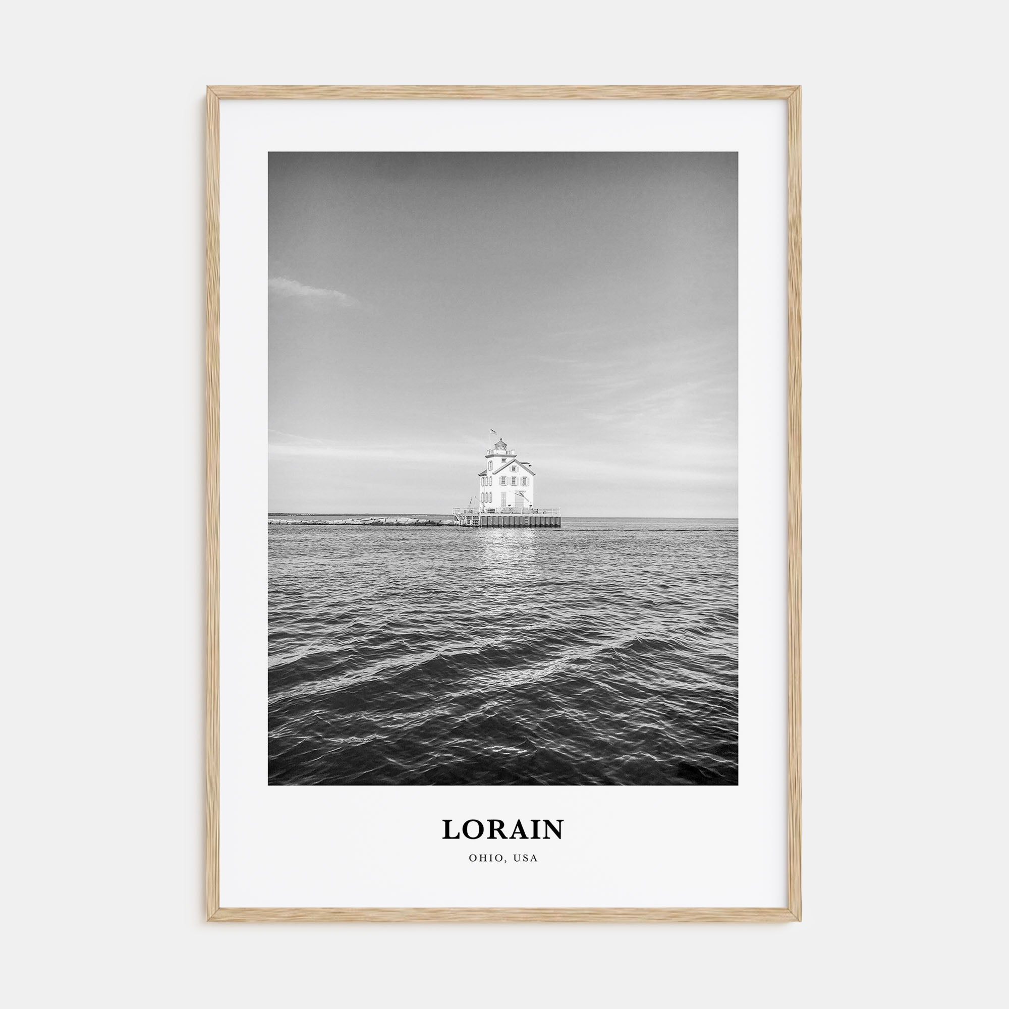 Lorain Portrait B&W Poster