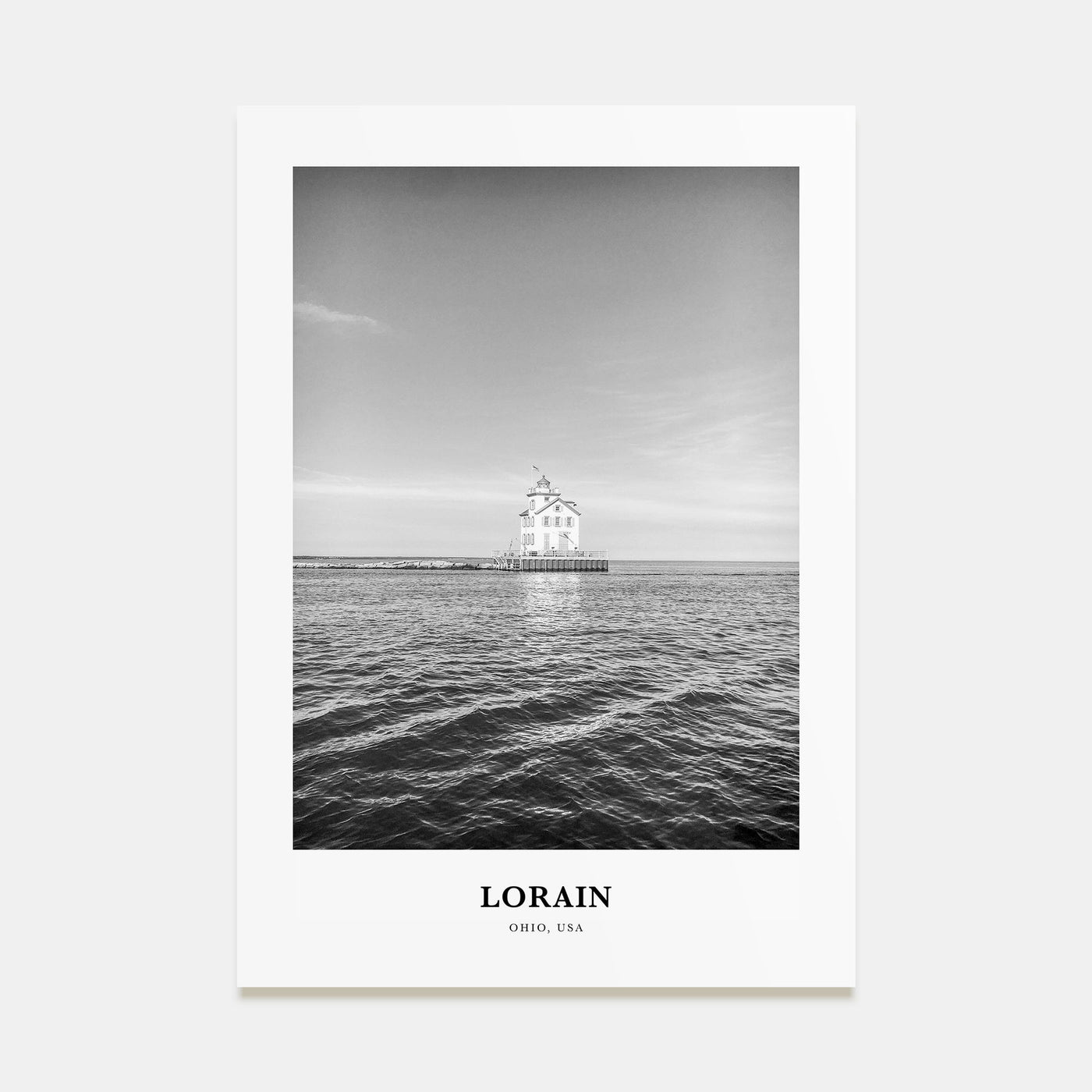 Lorain Portrait B&W Poster