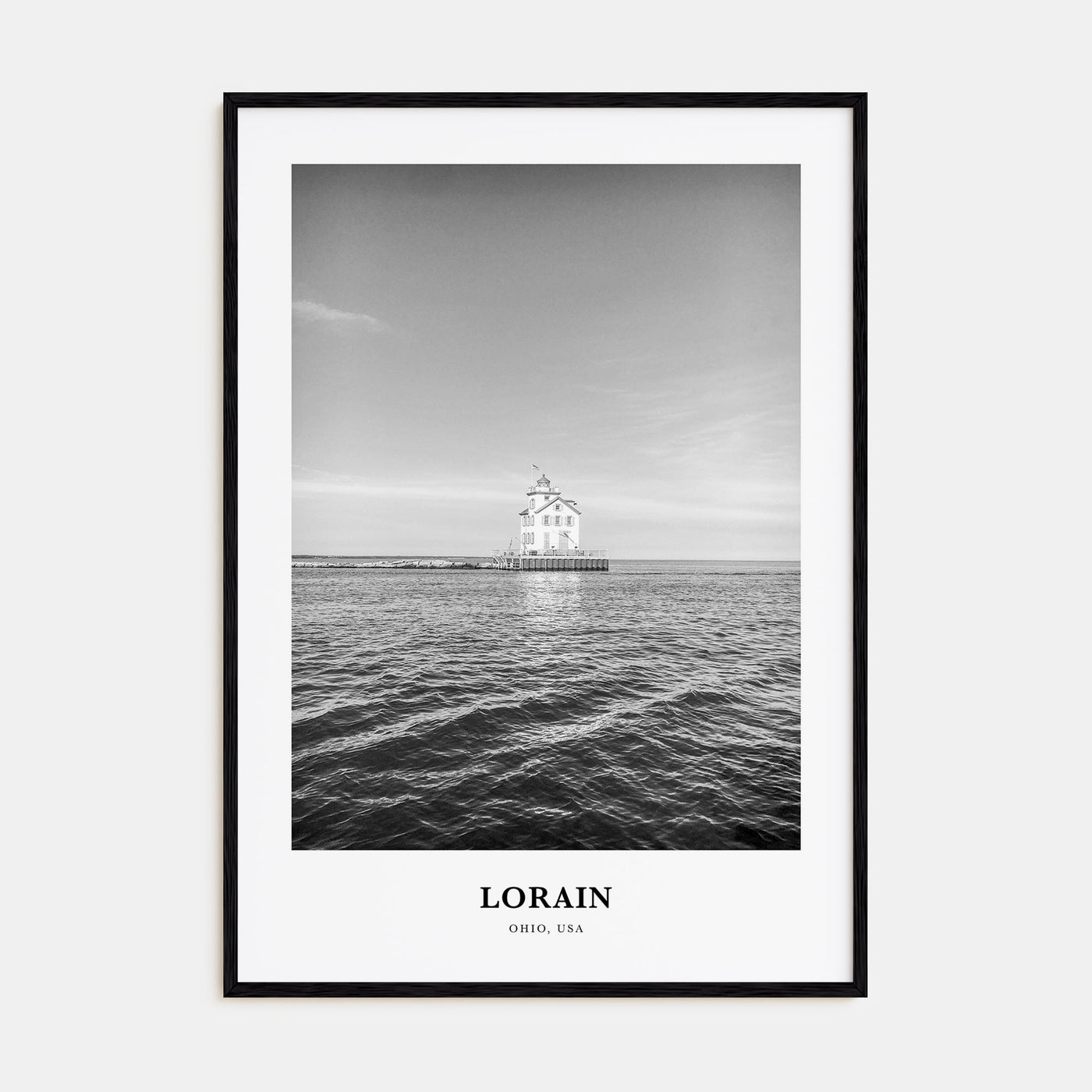 Lorain Portrait B&W Poster