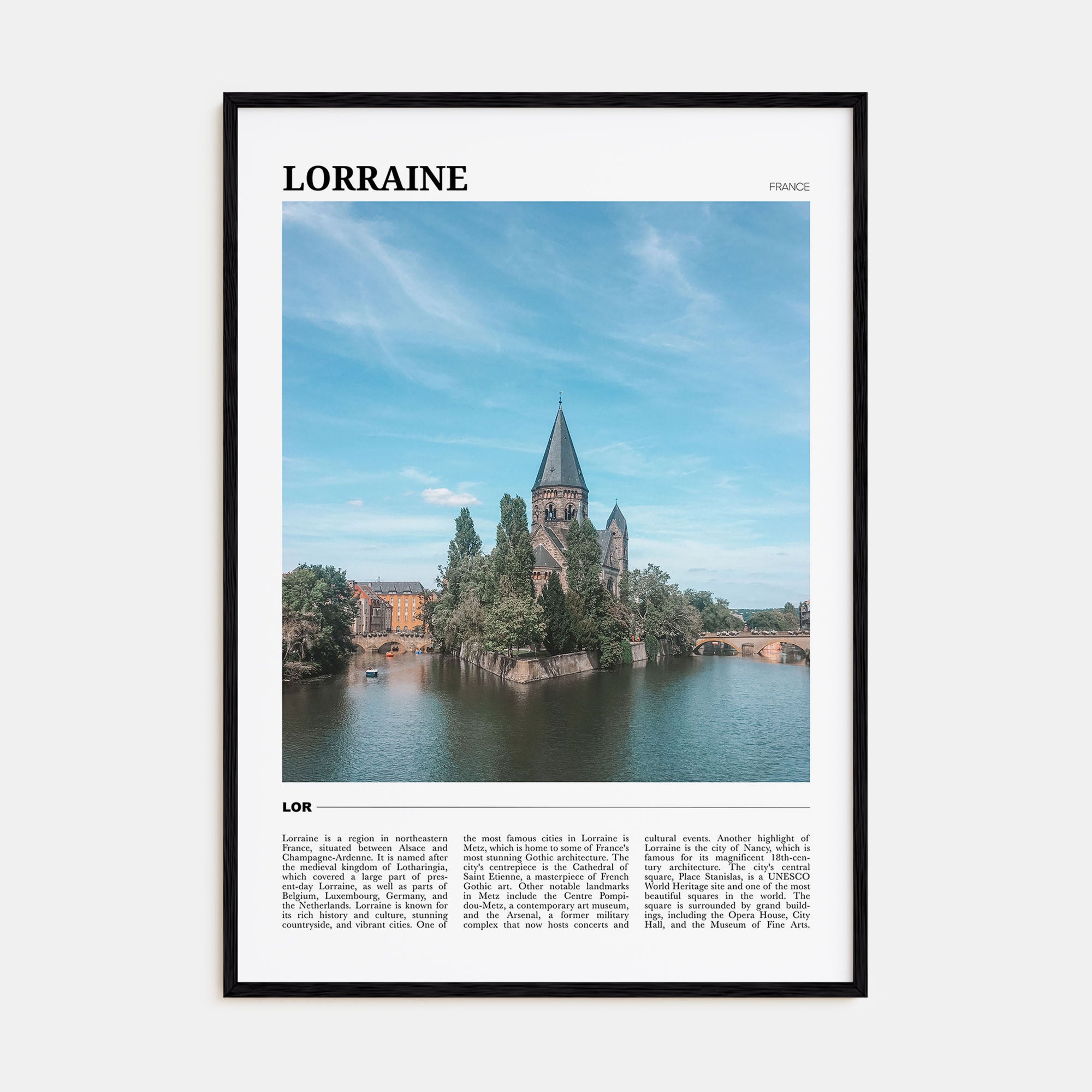 Lorraine Travel Color Poster