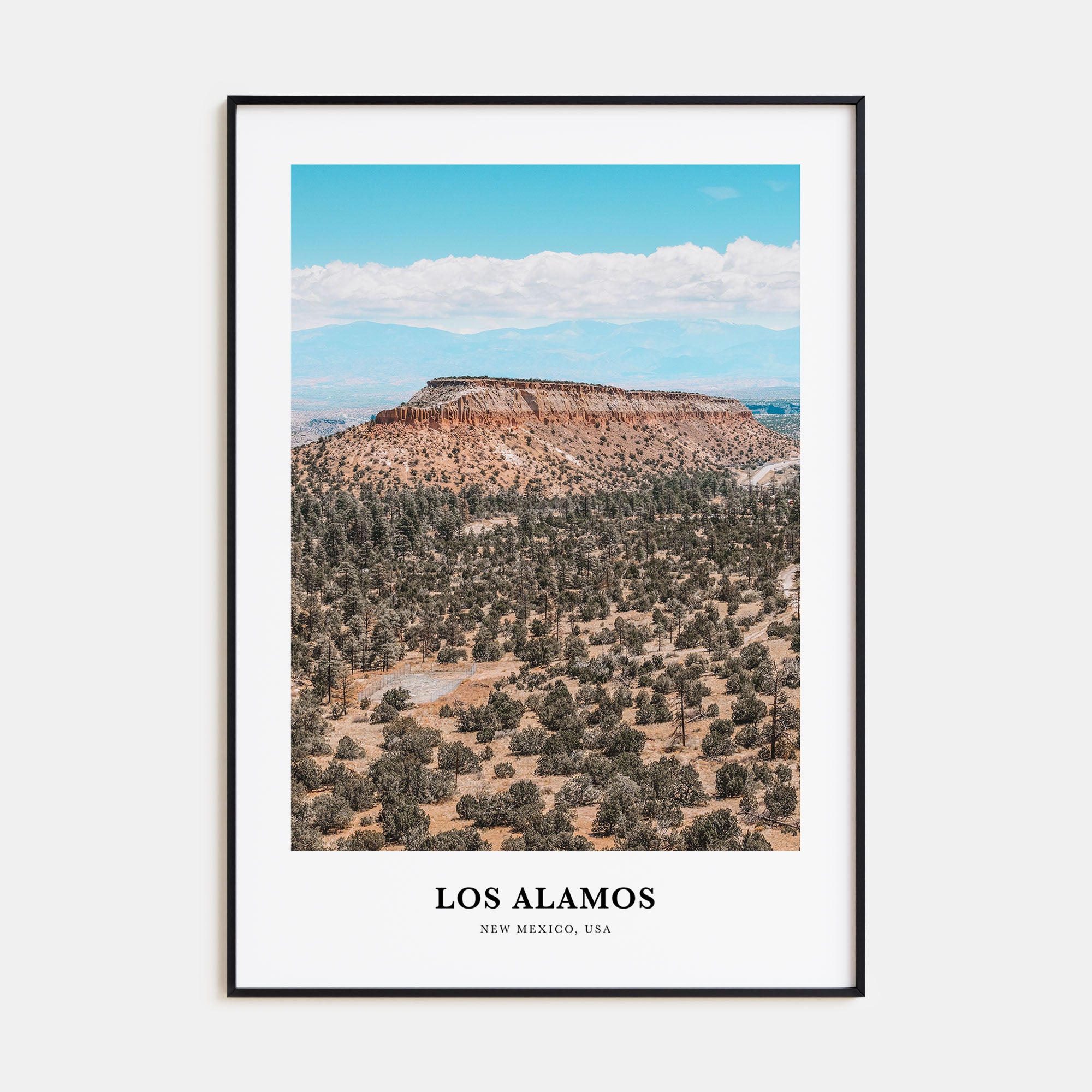 Los Alamos Portrait Color Poster
