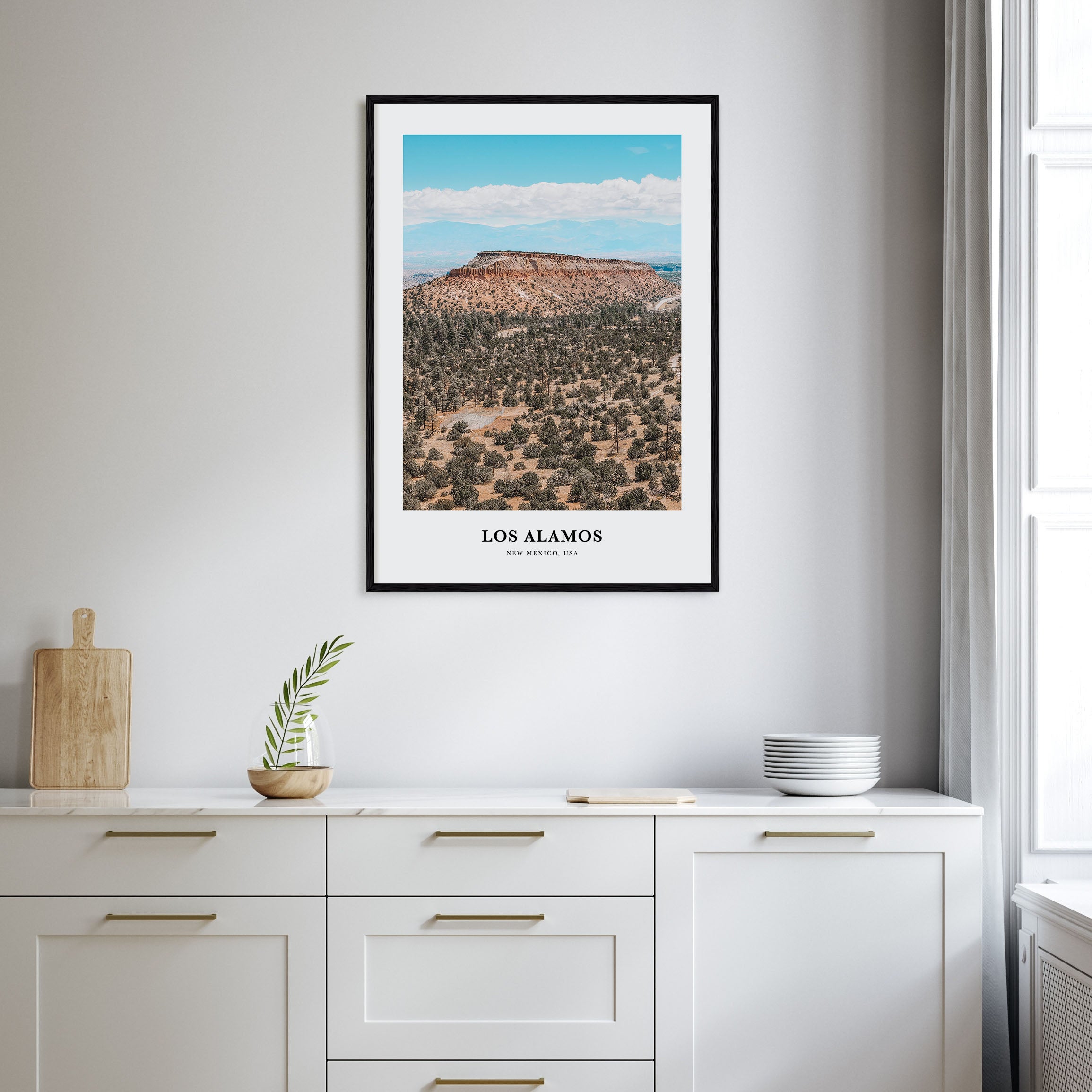 Los Alamos Portrait Color Poster