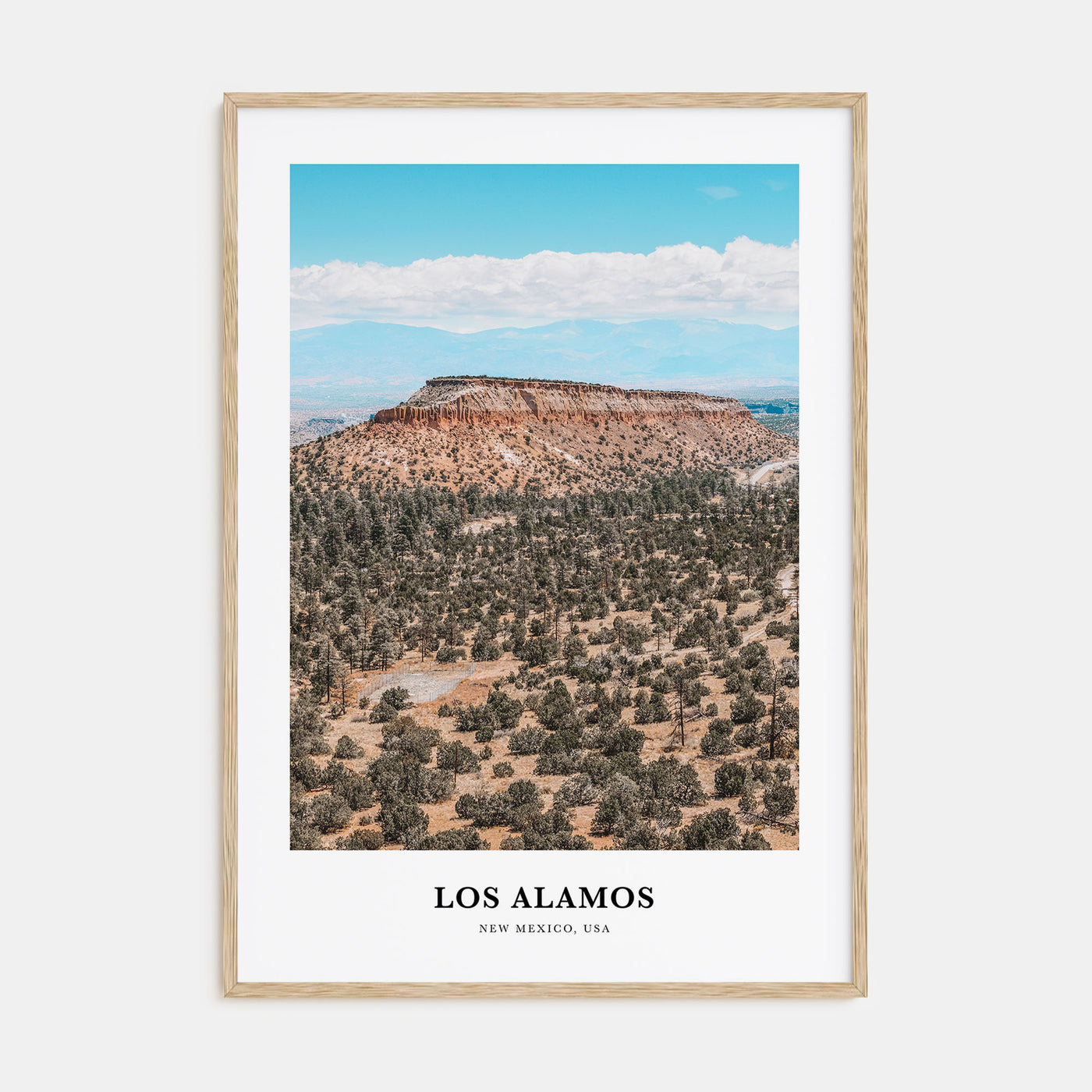 Los Alamos Portrait Color Poster