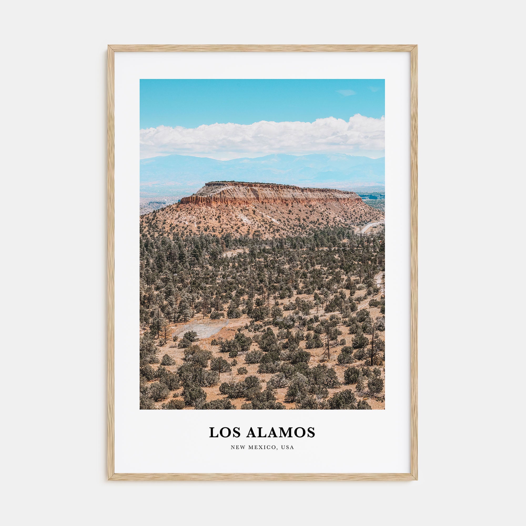 Los Alamos Portrait Color Poster