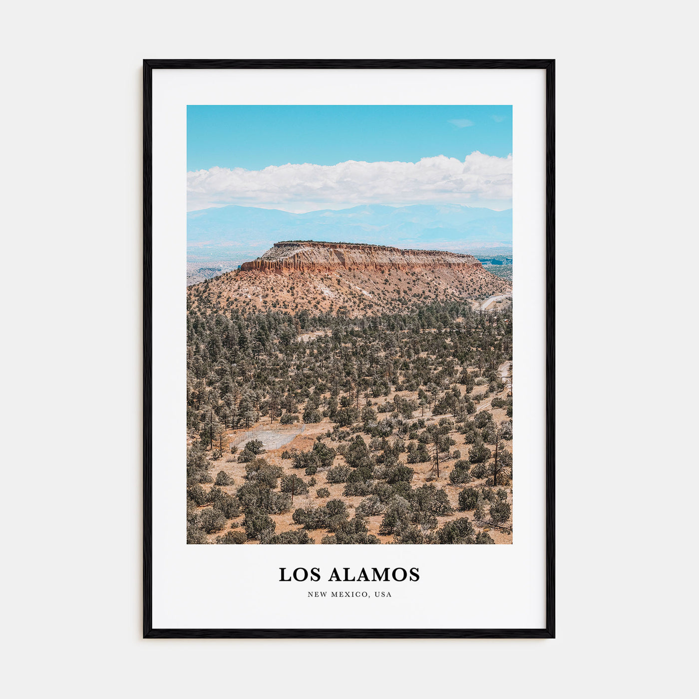 Los Alamos Portrait Color Poster