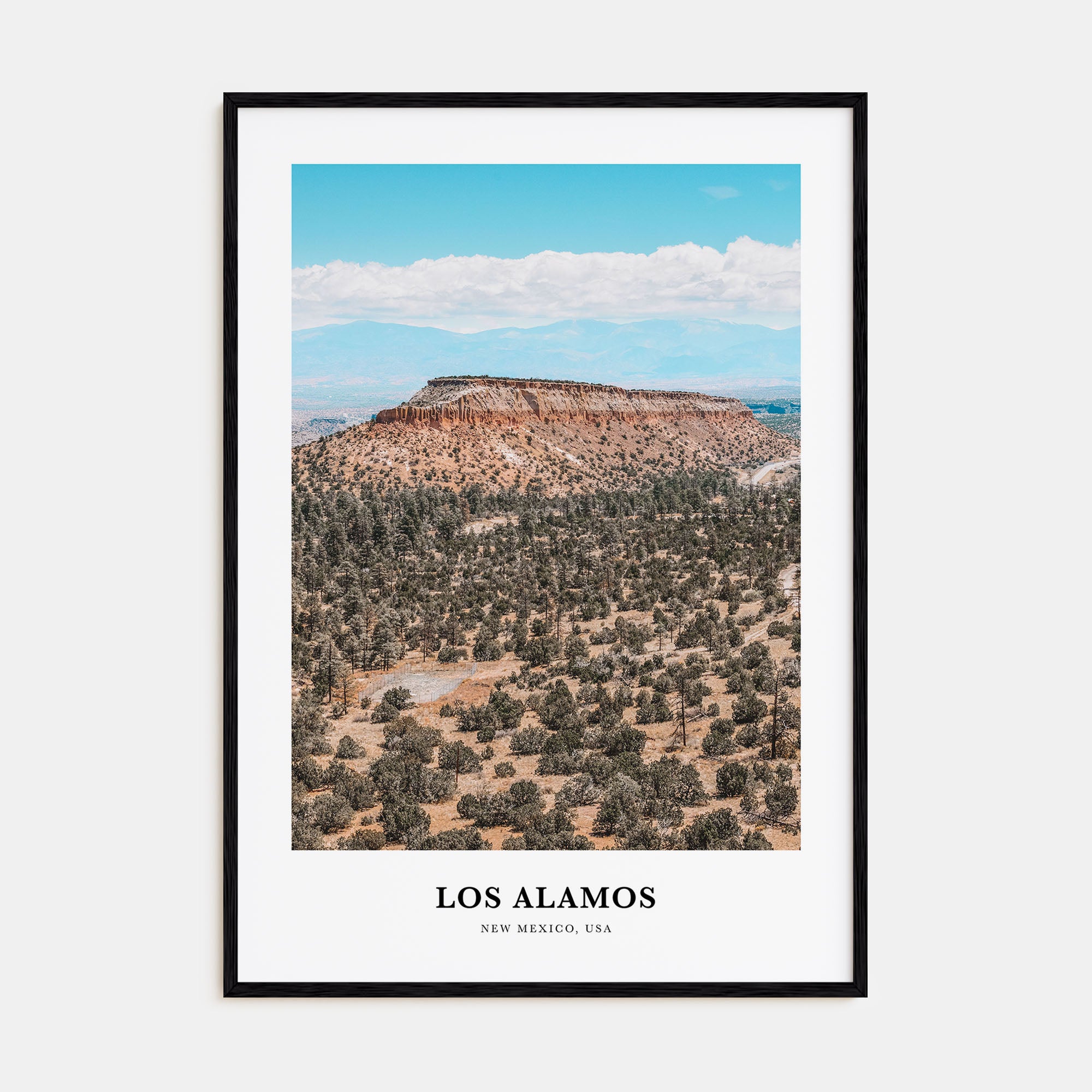 Los Alamos Portrait Color Poster