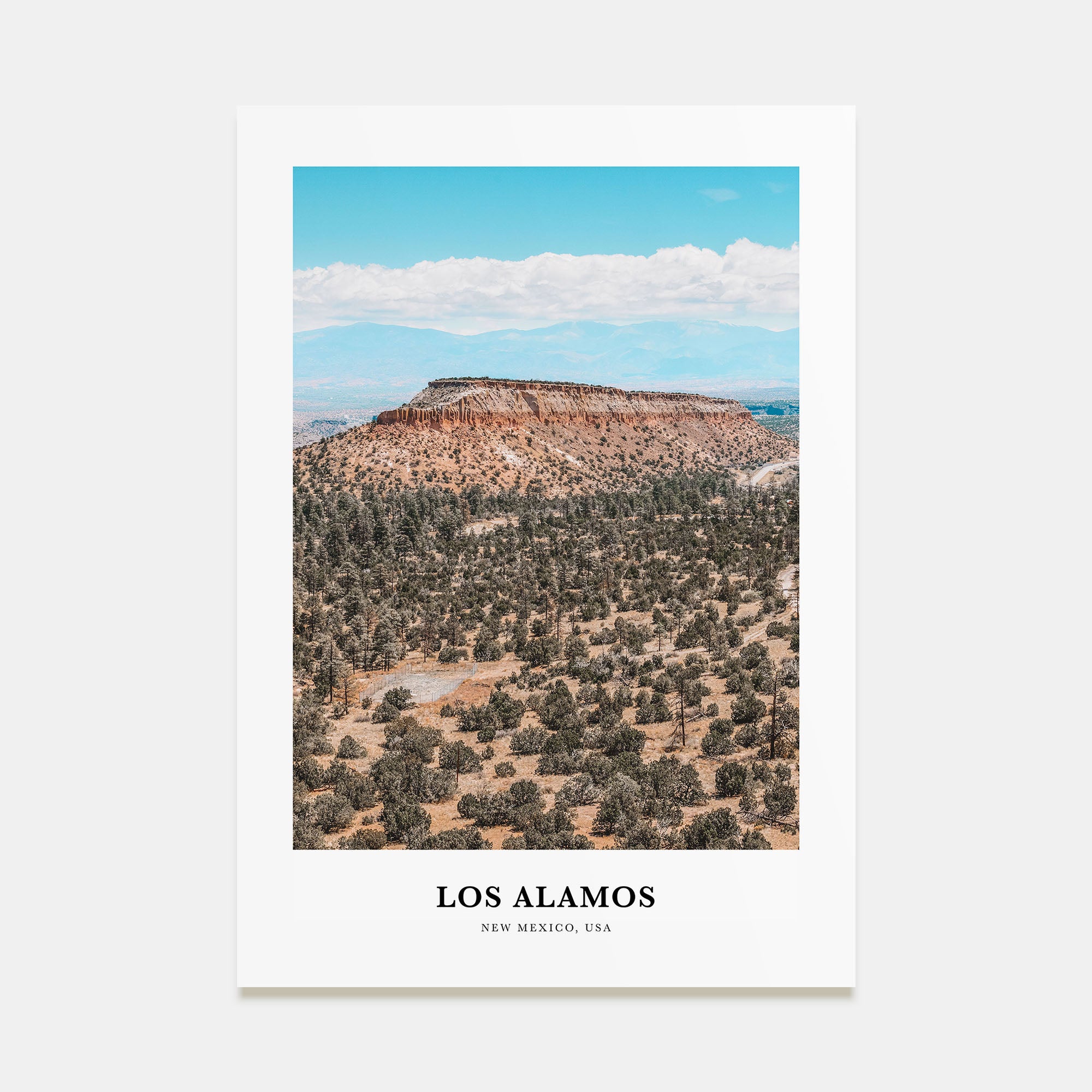 Los Alamos Portrait Color Poster