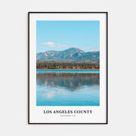Los Angeles County Portrait Color Poster