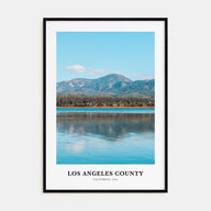 Los Angeles County Portrait Color Poster