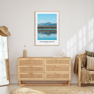 Los Angeles County Portrait Color Poster