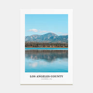 Los Angeles County Portrait Color Poster