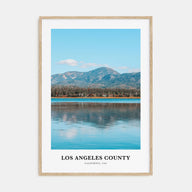 Los Angeles County Portrait Color Poster