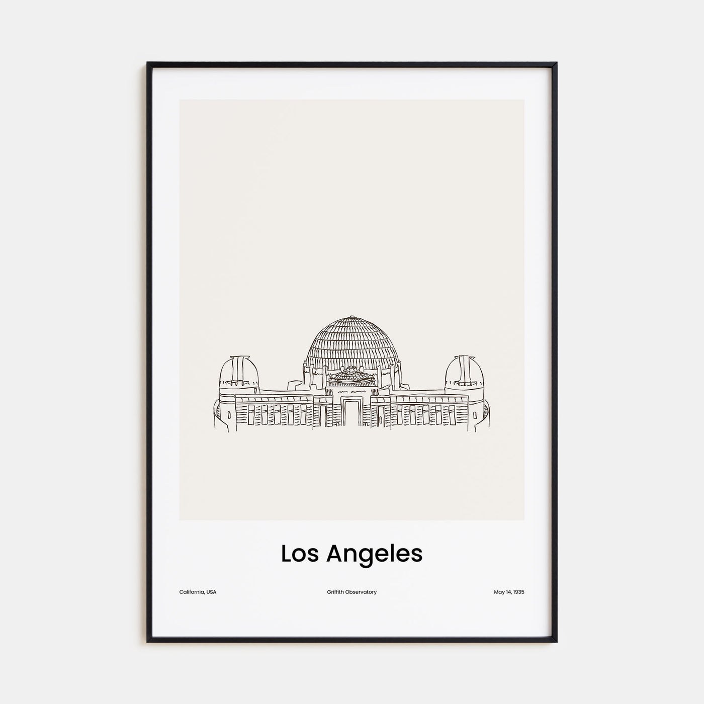 Los Angeles Drawn No 2 Poster