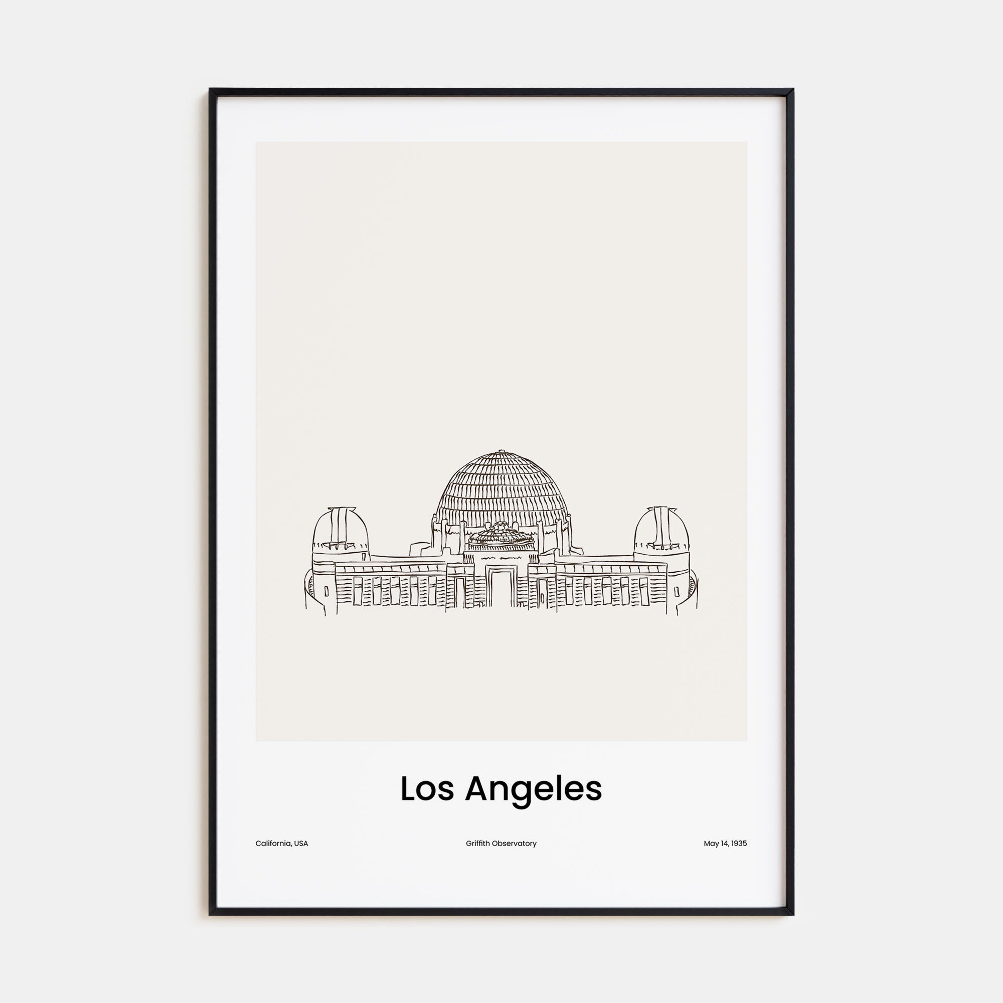 Los Angeles Drawn No 2 Poster
