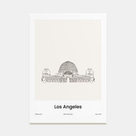 Los Angeles Drawn No 2 Poster